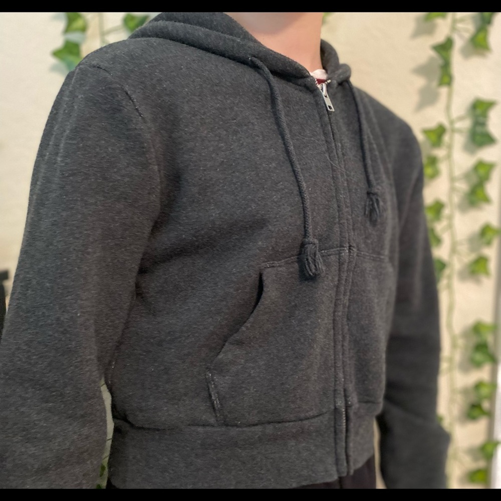 Brandy Melville Zip-Up Sweater